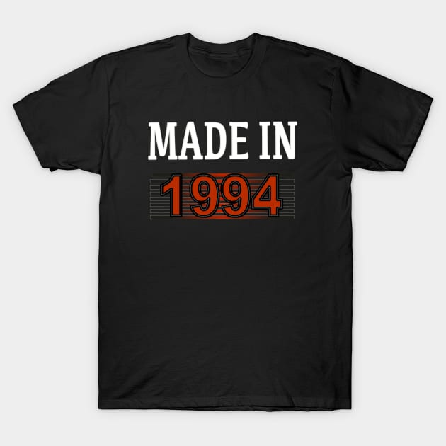 Made in 1994 T-Shirt by Yous Sef